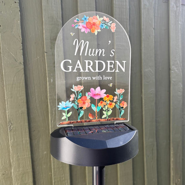 Mum's Garden - Grown with love Solar Stake