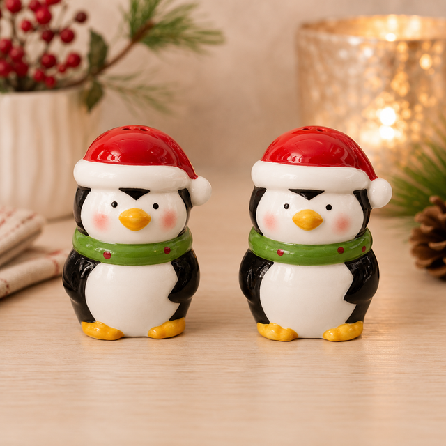 Xmas Salt & Pepper Penguins
