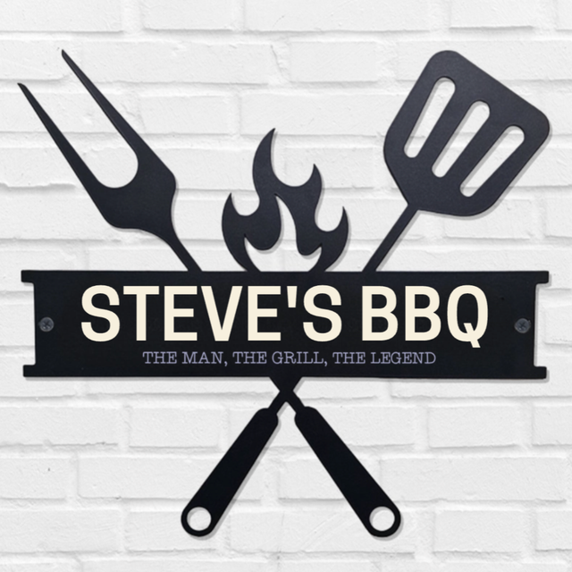 'Create Your Own' BBQ Sign