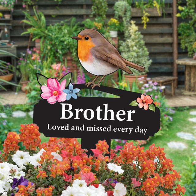 'Brother' Large Robin Pot Stake