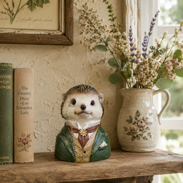 Small Hedgehog Bust - 18cm