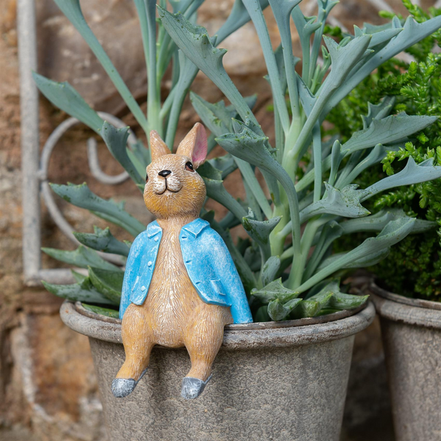 Beatrix Potter Peter Rabbit Sitting Plant Pot Hanger