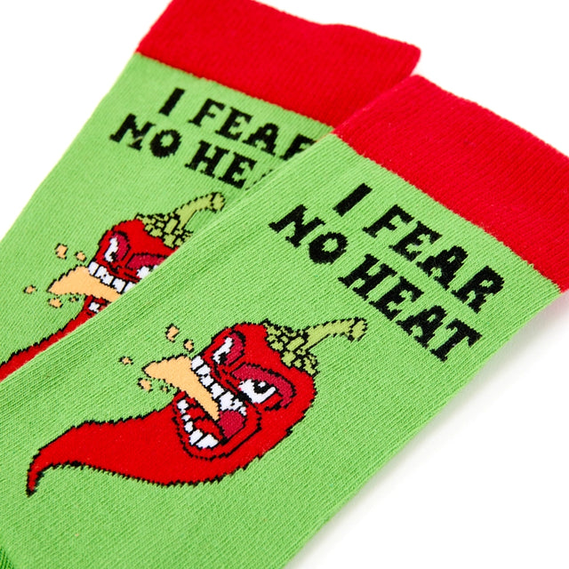 Unisex I Fear No Heat Socks Size 6 - 11 UK