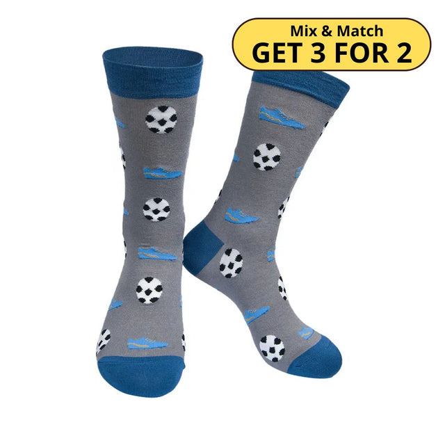 Football Men's Bamboo Socks