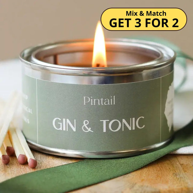 Gin & Tonic Paint Pot Candle