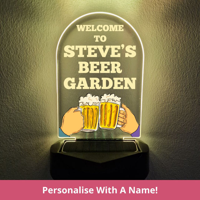Beer Garden Solar Stake (You Can Personalise Me!)