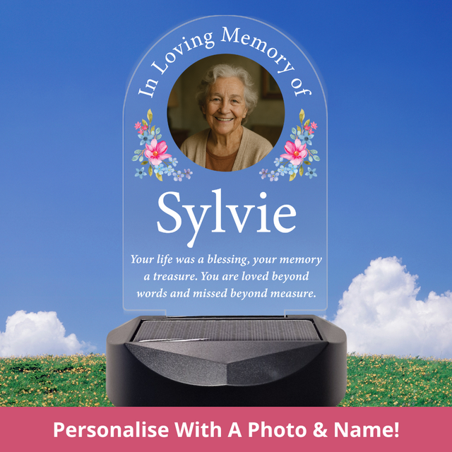 Memorial Solar Stake (You Can Personalise Me!)