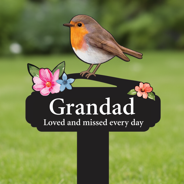 'Grandad' Large Robin Pot Stake