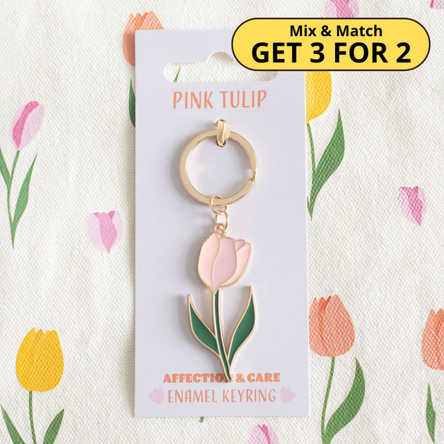 Tulip Keyring (3 colours to choose from)
