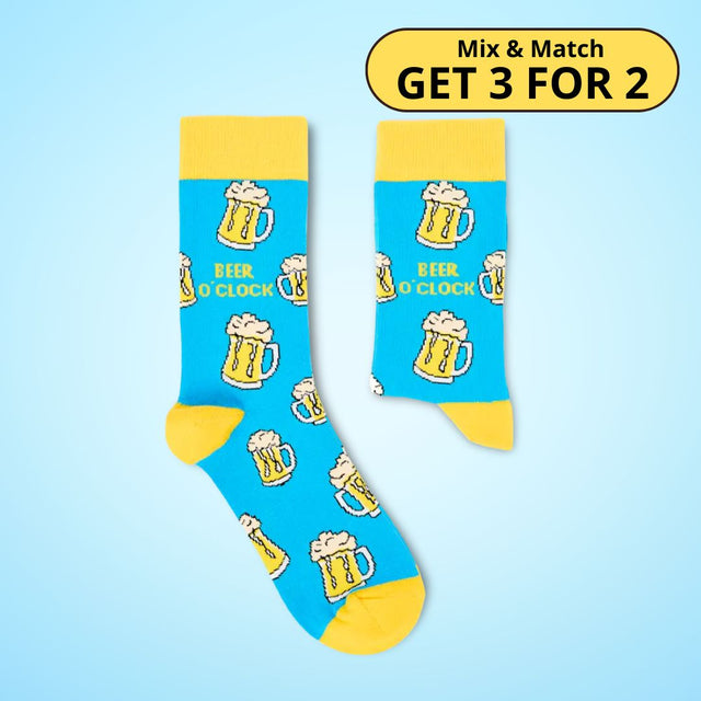 Unisex Beer O'clock Socks