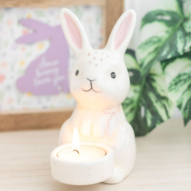 Imperfect Large Bunny Shaped Tealight Holder