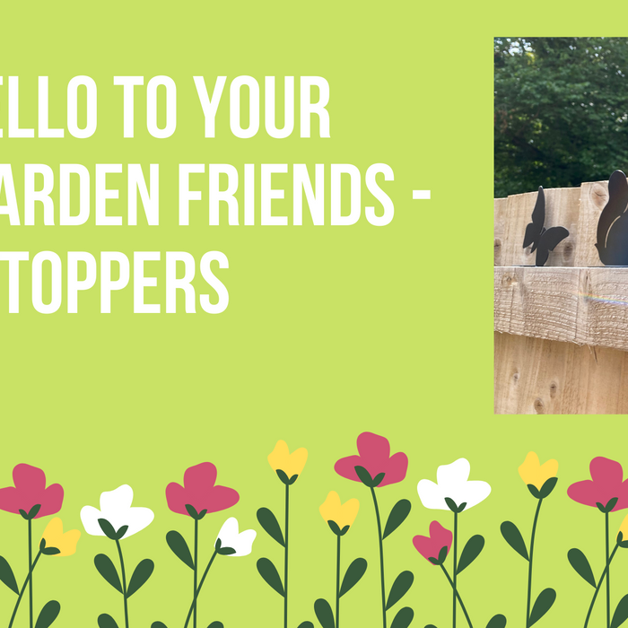 Say hello to your new garden friends - Fence Toppers