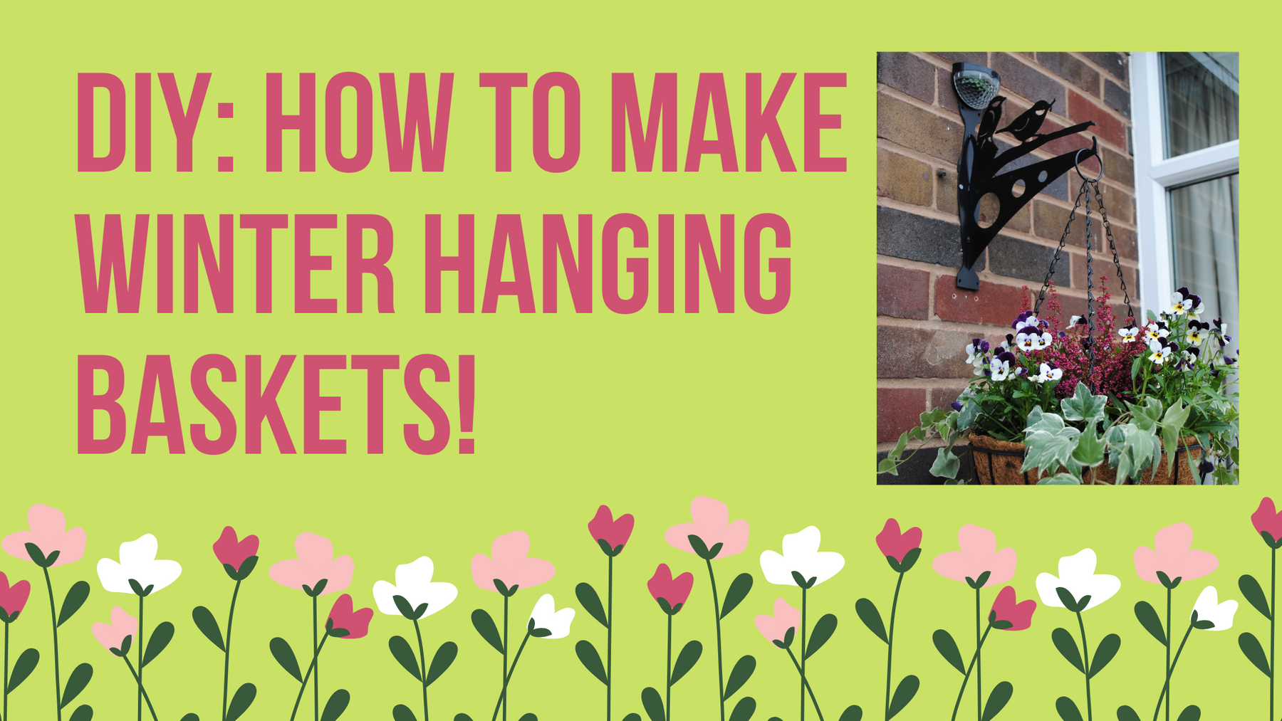 How to Make Winter Hanging Baskets | Flory's Online
