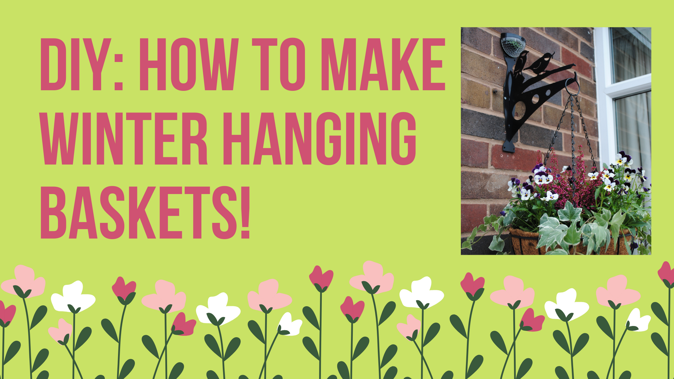 How to Make Winter Hanging Baskets — Flory's Online