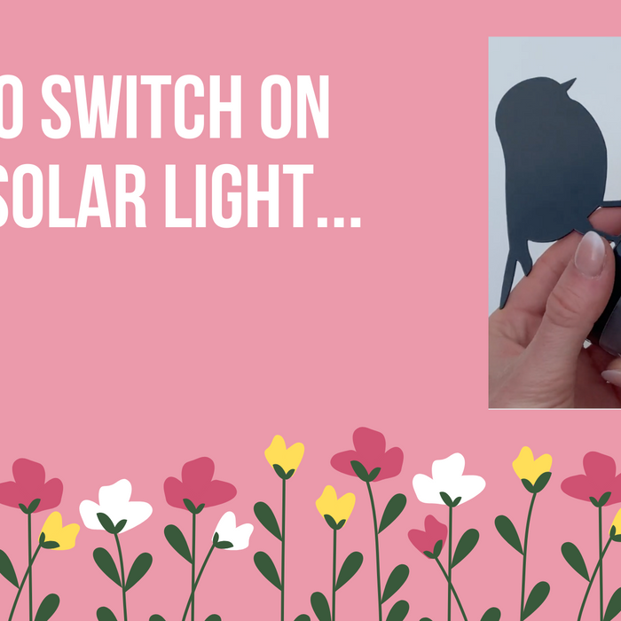 How do I switch on my Solar Light?