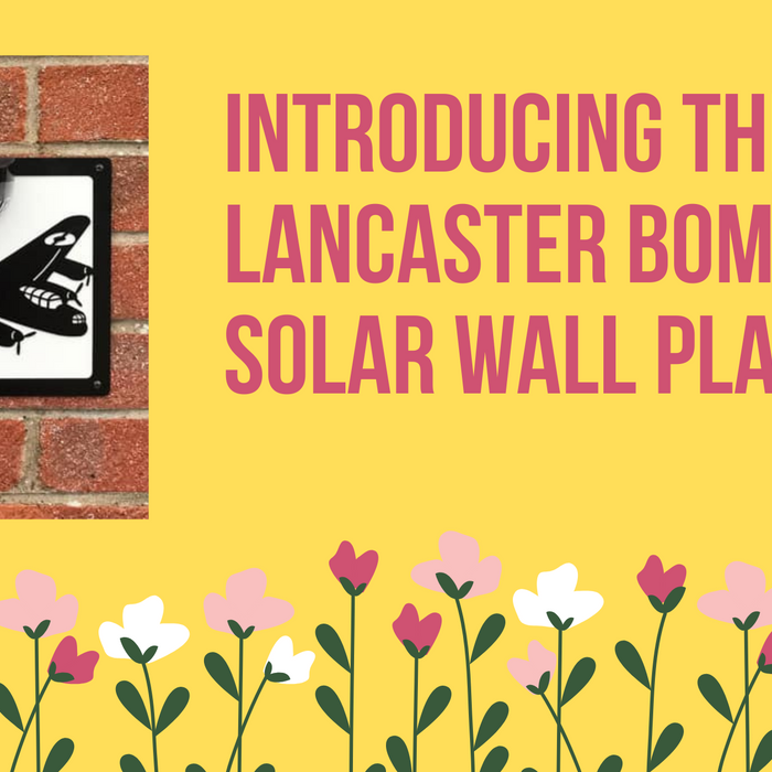 Introducing the Lancaster Bomber Solar Wall Plaque