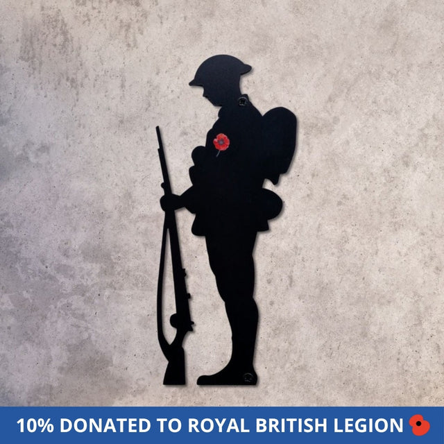 RBL 2026 banner - Remembrance Soldier Wall Art 30cm