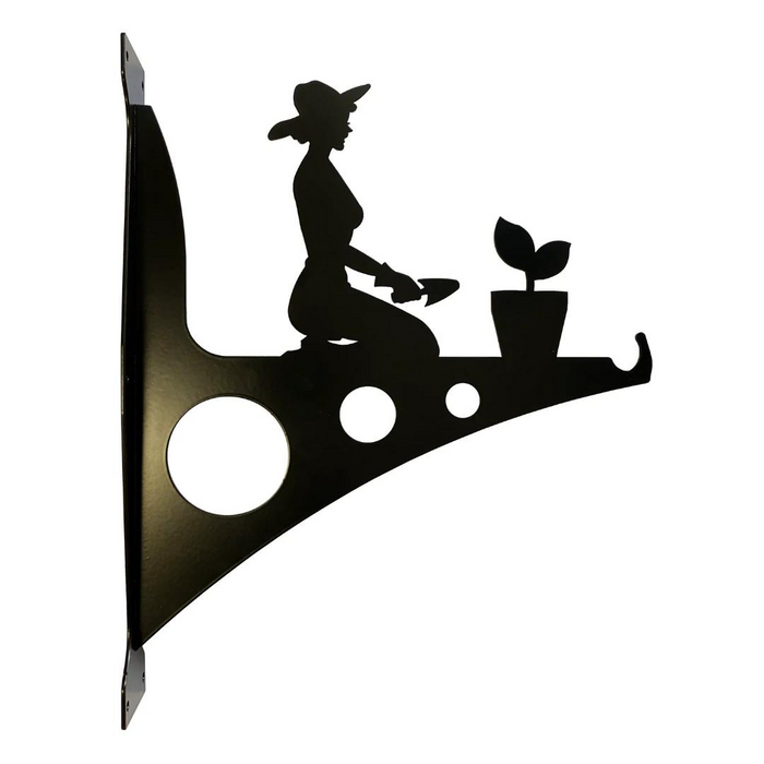 IMPERFECT- Woman Gardener Hanging Bracket - Large
