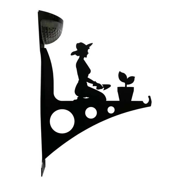 IMPERFECT- Woman Gardener Hanging Bracket - Large