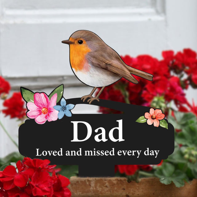 'Dad' Large Robin Pot Stake