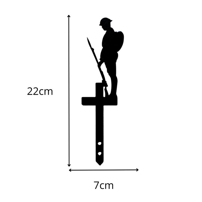 IMPERFECT - Remembrance Soldier Stake