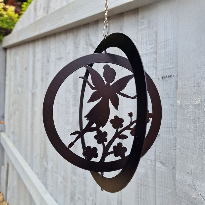 Fairy Hanging Silhouette Orbit Spinner