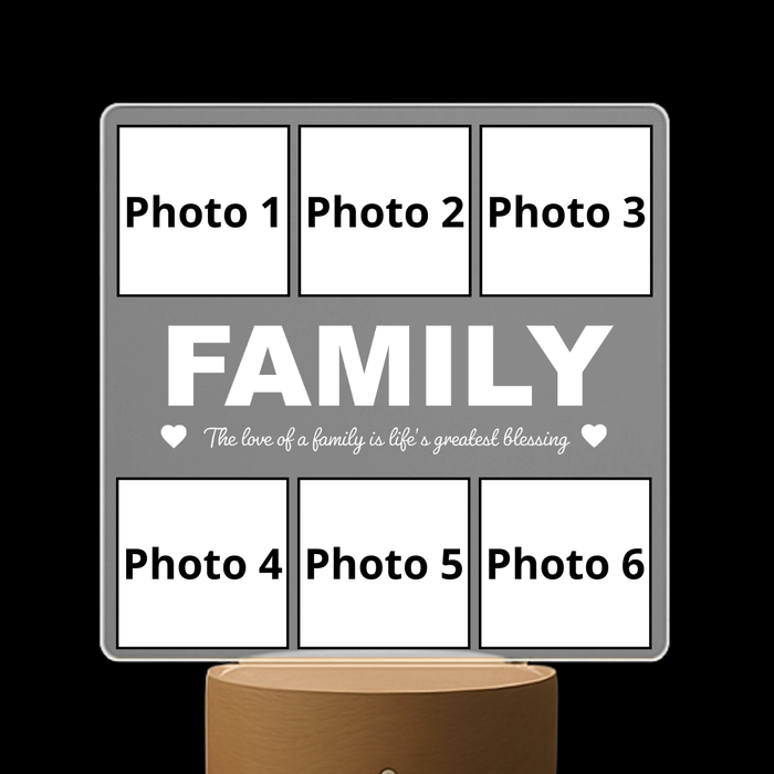 Photo Grid LED Night Light (You Can Personalise Me!)