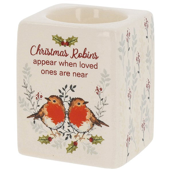 Winter Robins Appear Tealight