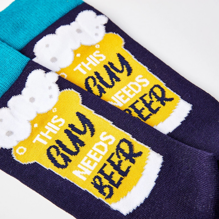 'This Guy Needs Beer' Socks