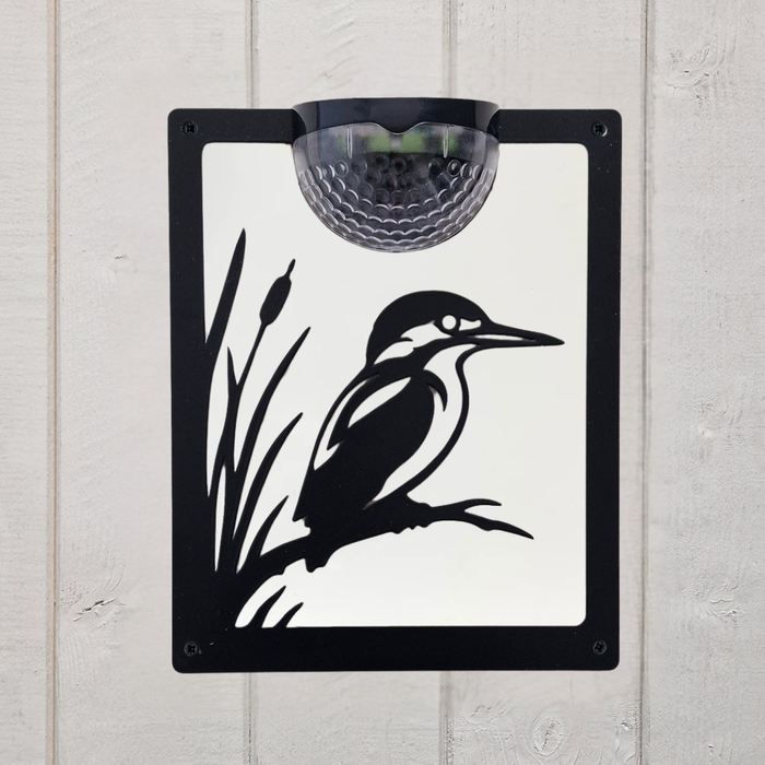 Kingfisher Solar Light Wall Plaque
