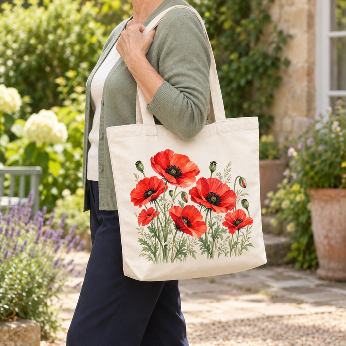 Poppies Tote Bag