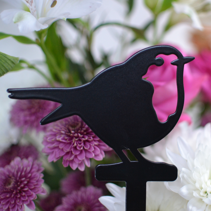 Robin Stake + Wildflower Seed balls Gift Set