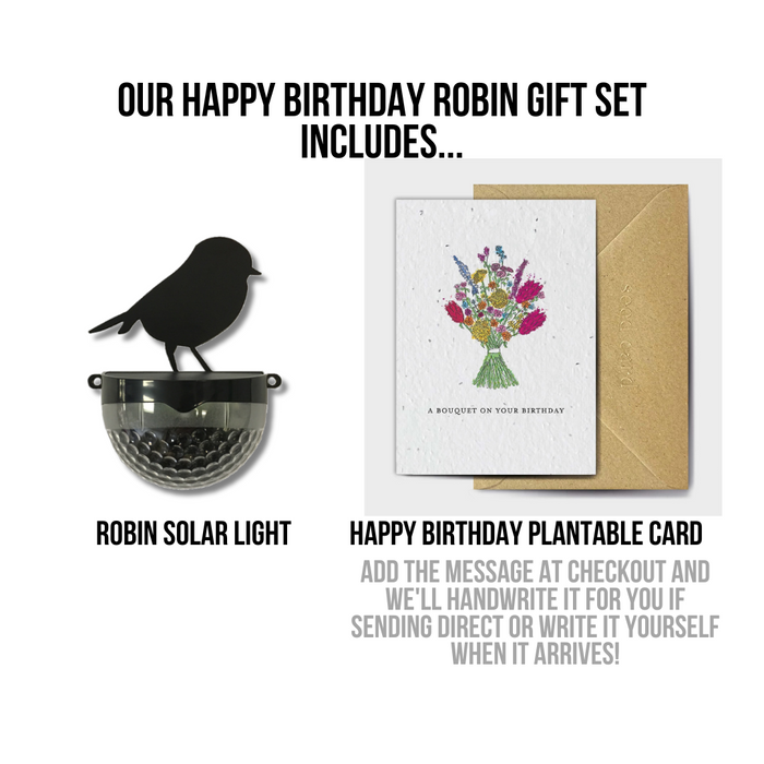 'Happy Birthday' Robin Gift Set