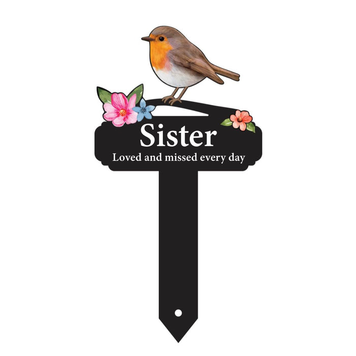 'Sister' Large Robin Pot Stake