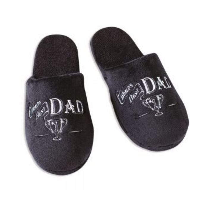 Worlds Best Dad Slippers