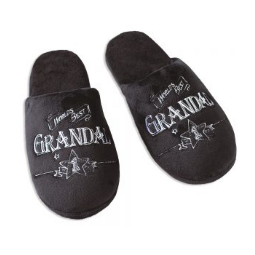 Personalised grandad slippers discount
