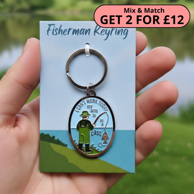 Fishing Keyring