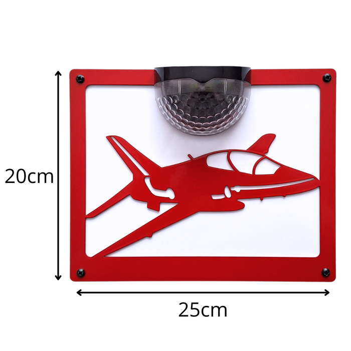 IMPERFECT- Red Hawk T1 Solar Light Wall Plaque