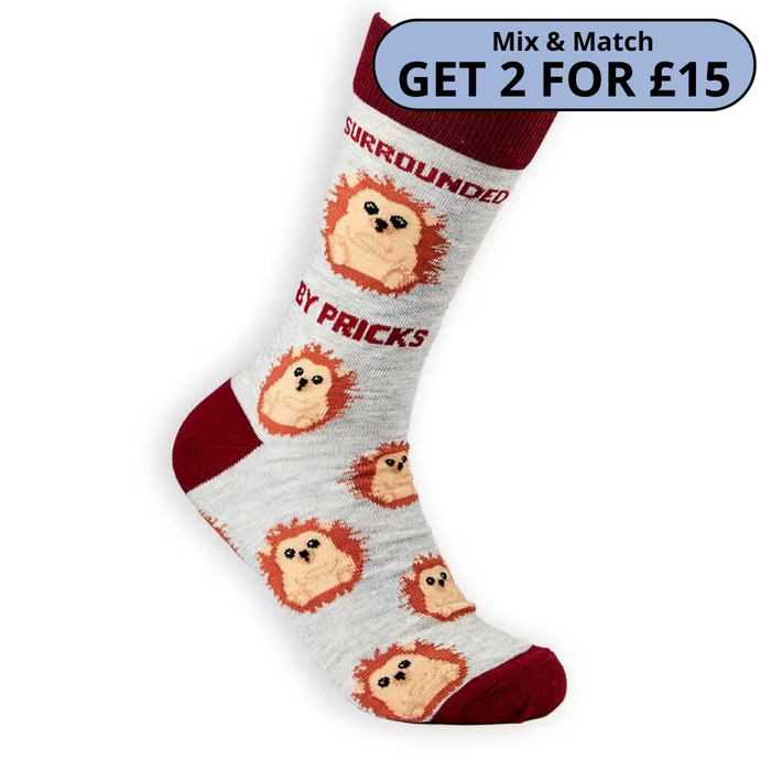 'Surrounded By Pricks' Unisex Socks