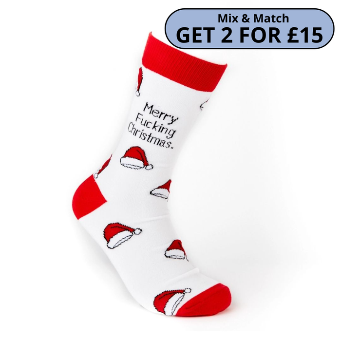 'Merry Fucking Christmas' Unisex Socks