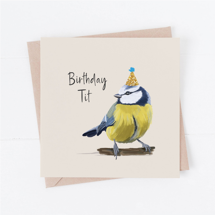 'Birthday Tit' Birthday Card