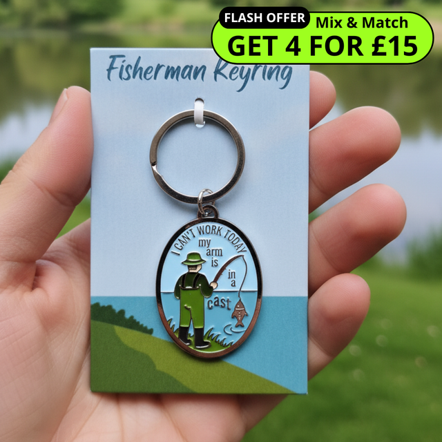 Fishing Keyring