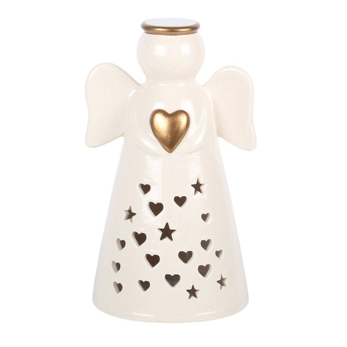 Large LED Light Up Angel Decoration with Heart