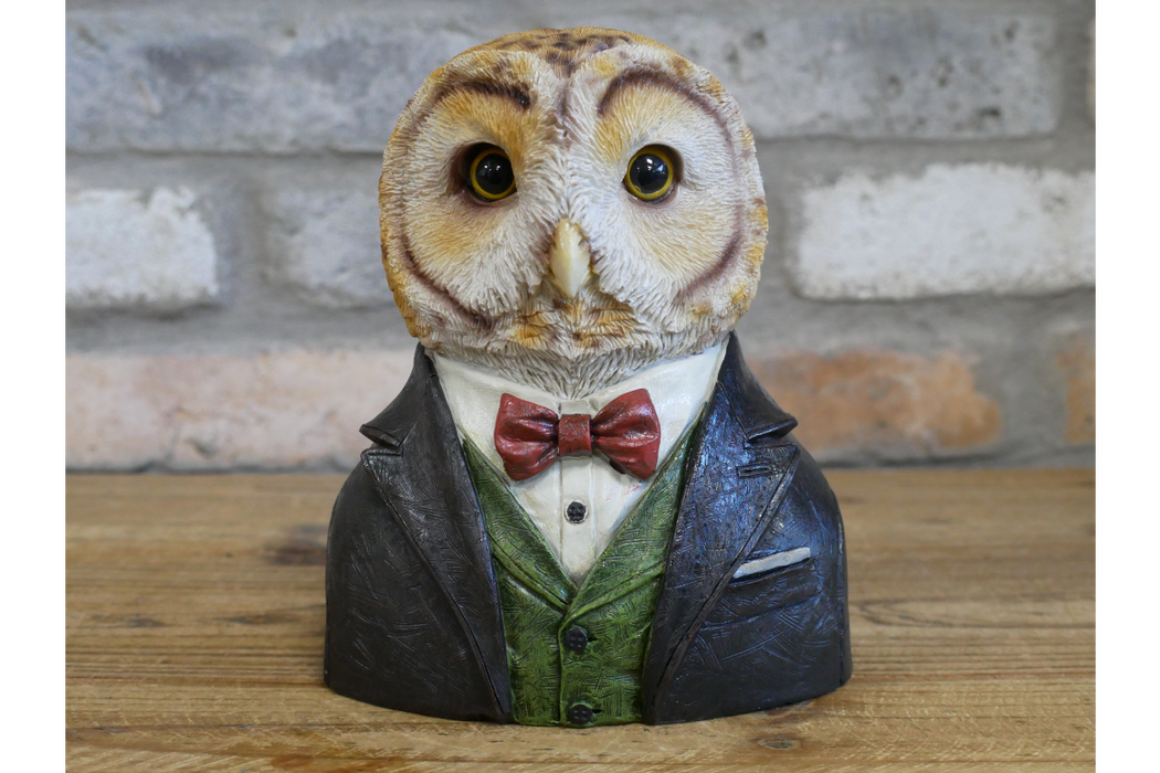 Small Owl Bust 17cm