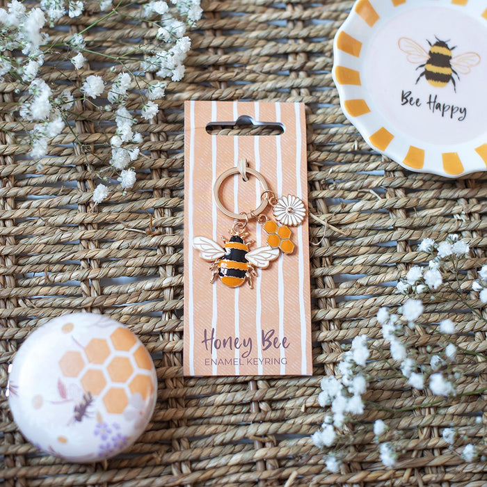 Honey Bee Keyring