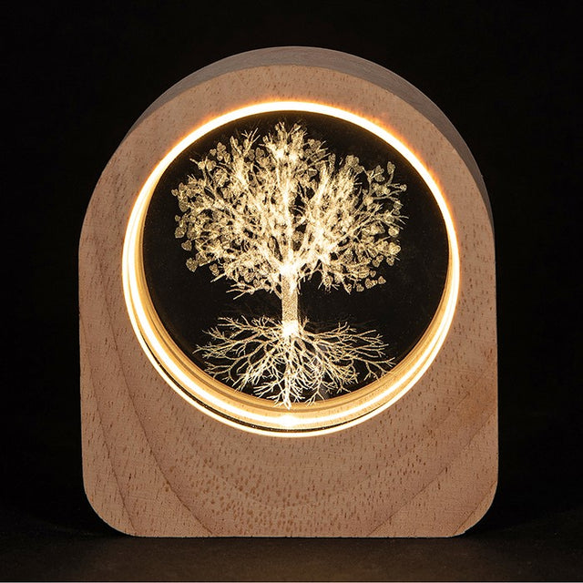 Laser Art LED Disc Tree of Life