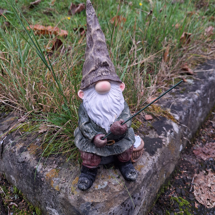 Gnome With Fishing Rod