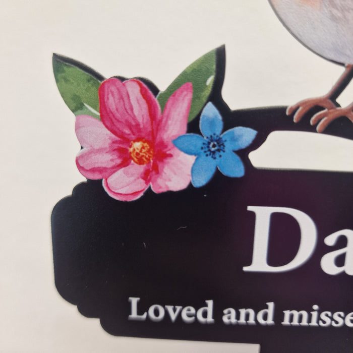 IMPERFECT - 'Dad' Large Robin Pot Stake