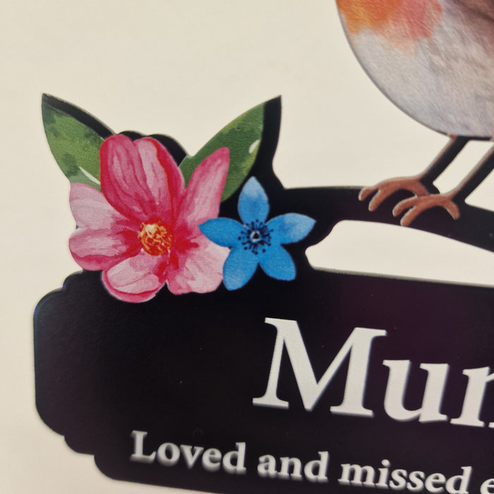 IMPERFECT - 'Mum' Large Robin Pot Stake