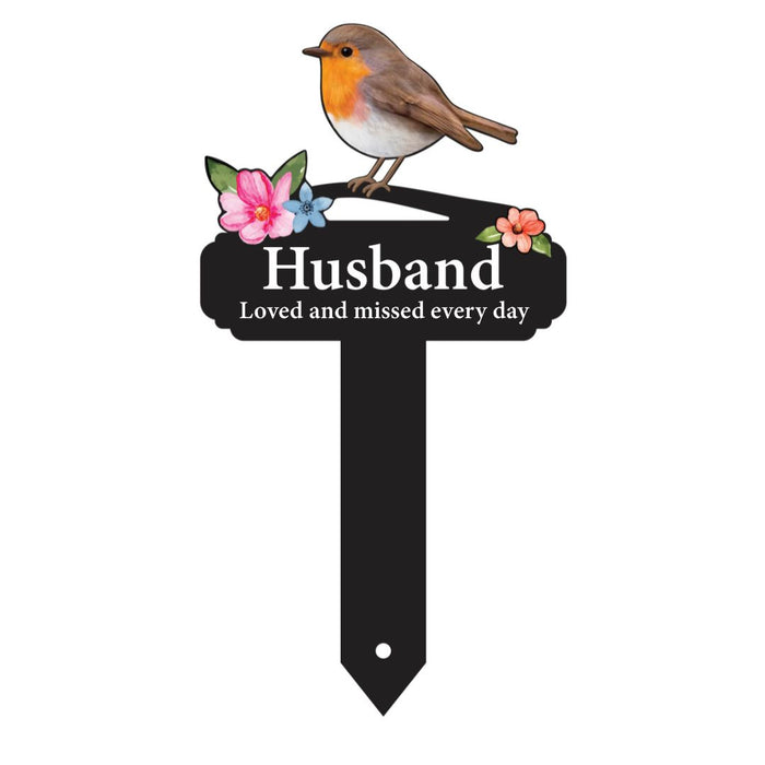 'Husband' Large Robin Pot Stake